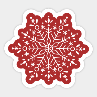 Snowflake christmas Sticker